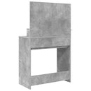 vidaXL Hálószobai Öltözködő Asztalok Beton Szürke 80 x 39,6 x 135 cm