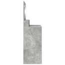 vidaXL Hálószobai Öltözködő Asztalok Beton Szürke 80 x 39,6 x 135 cm
