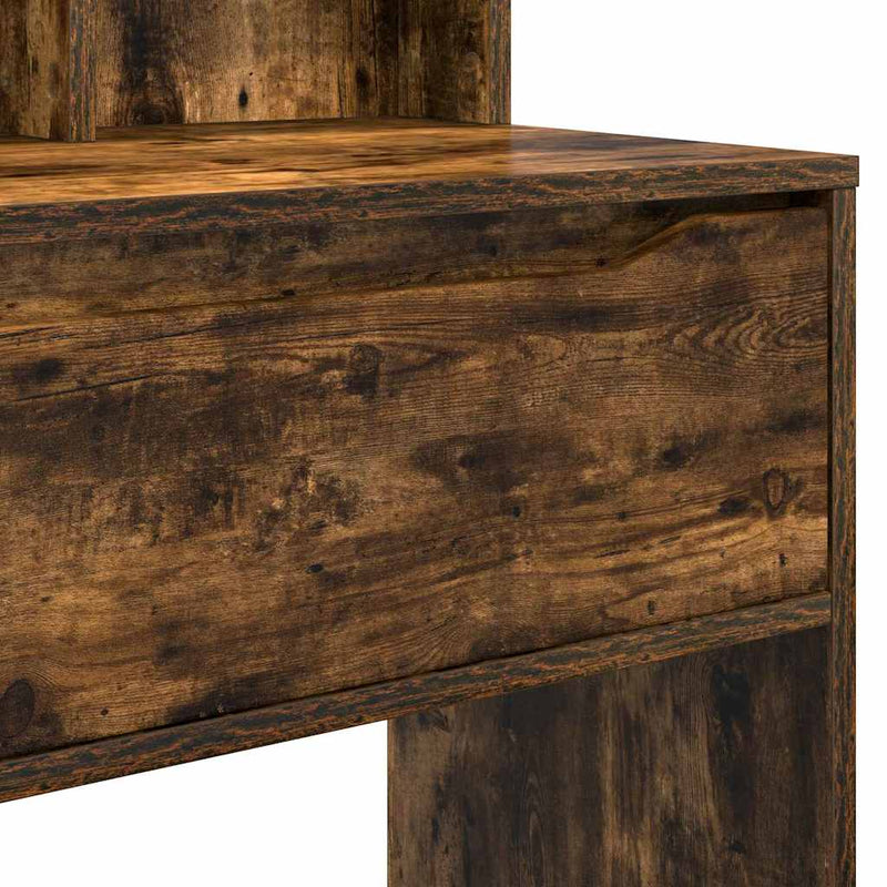vidaXL Hálószobai Öltözködő Asztalok Füstölt tölgy 80 x 39,6 x 135 cm
