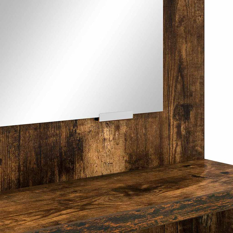 vidaXL Hálószobai Öltözködő Asztalok Füstölt tölgy 80 x 39,6 x 135 cm