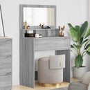 vidaXL Hálószobai Öltözködő Asztalok Szürke Sonoma 80 x 39,6 x 135 cm