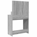 vidaXL Hálószobai Öltözködő Asztalok Szürke Sonoma 80 x 39,6 x 135 cm