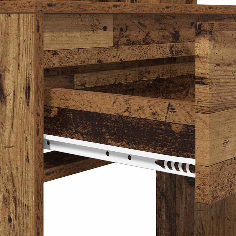 vidaXL Hálószobai Öltözködő Asztalok Öreg fa 80 x 39,6 x 135 cm