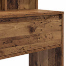 vidaXL Hálószobai Öltözködő Asztalok Öreg fa 80 x 39,6 x 135 cm