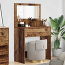 vidaXL Hálószobai Öltözködő Asztalok Öreg fa 80 x 39,6 x 135 cm