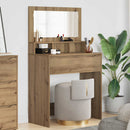 vidaXL Hálószobai Öltözködő Asztalok Artisan tölgy 80 x 39,6 x 135 cm