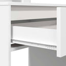 vidaXL Hálószobai Öltözködő Asztalok Fehér 80 x 39,6 x 135 cm Faanyag