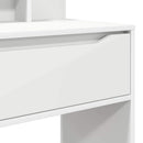 vidaXL Hálószobai Öltözködő Asztalok Fehér 80 x 39,6 x 135 cm Faanyag