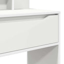 vidaXL Hálószobai Öltözködő Asztalok Fehér 80 x 39,6 x 135 cm Faanyag