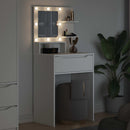 vidaXL Hálószobai Öltözködő Asztalok Fehér 80 x 39,6 x 135 cm Faanyag