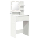 vidaXL Hálószobai Öltözködő Asztalok Fehér 80 x 39,6 x 135 cm Faanyag