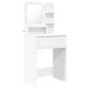 vidaXL Hálószobai Öltözködő Asztalok Fehér 80 x 39,6 x 135 cm Faanyag
