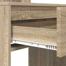 vidaXL Hálószobai Öltözködő Asztalok Sonoma tölgy 80 x 39,6 x 135 cm