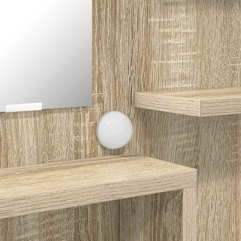 vidaXL Hálószobai Öltözködő Asztalok Sonoma tölgy 80 x 39,6 x 135 cm