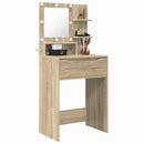 vidaXL Hálószobai Öltözködő Asztalok Sonoma tölgy 80 x 39,6 x 135 cm