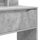 vidaXL Hálószobai Öltözködő Asztalok Beton Szürke 80 x 39,6 x 135 cm