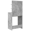 vidaXL Hálószobai Öltözködő Asztalok Beton Szürke 80 x 39,6 x 135 cm
