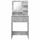 vidaXL Hálószobai Öltözködő Asztalok Beton Szürke 80 x 39,6 x 135 cm