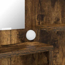 vidaXL Hálószobai Öltözködő Asztalok Füstölt tölgy 80 x 39,6 x 135 cm