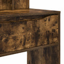 vidaXL Hálószobai Öltözködő Asztalok Füstölt tölgy 80 x 39,6 x 135 cm