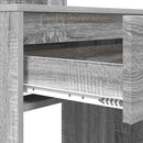 vidaXL Hálószobai Öltözködő Asztalok Szürke Sonoma 80 x 39,6 x 135 cm