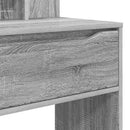 vidaXL Hálószobai Öltözködő Asztalok Szürke Sonoma 80 x 39,6 x 135 cm