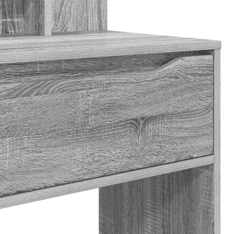 vidaXL Hálószobai Öltözködő Asztalok Szürke Sonoma 80 x 39,6 x 135 cm
