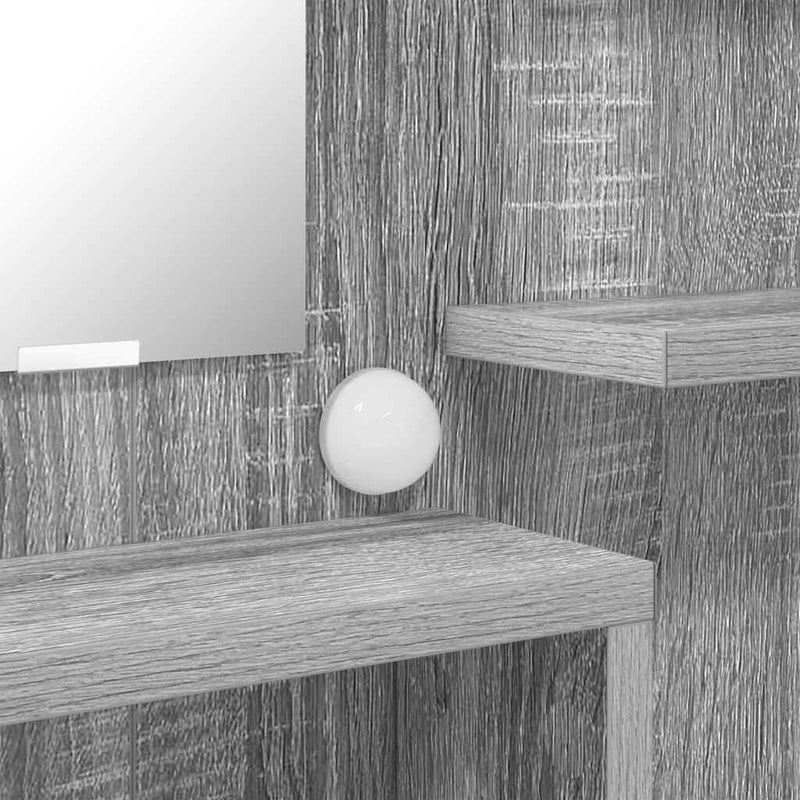 vidaXL Hálószobai Öltözködő Asztalok Szürke Sonoma 80 x 39,6 x 135 cm