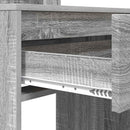 vidaXL Hálószobai Öltözködő Asztalok Szürke Sonoma 80 x 39,6 x 135 cm