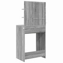vidaXL Hálószobai Öltözködő Asztalok Szürke Sonoma 80 x 39,6 x 135 cm