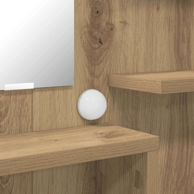 vidaXL Hálószobai Öltözködő Asztalok Artisan tölgy 80 x 39,6 x 135 cm