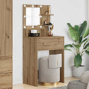 vidaXL Hálószobai Öltözködő Asztalok Artisan tölgy 80 x 39,6 x 135 cm