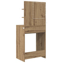 vidaXL Hálószobai Öltözködő Asztalok Artisan tölgy 80 x 39,6 x 135 cm