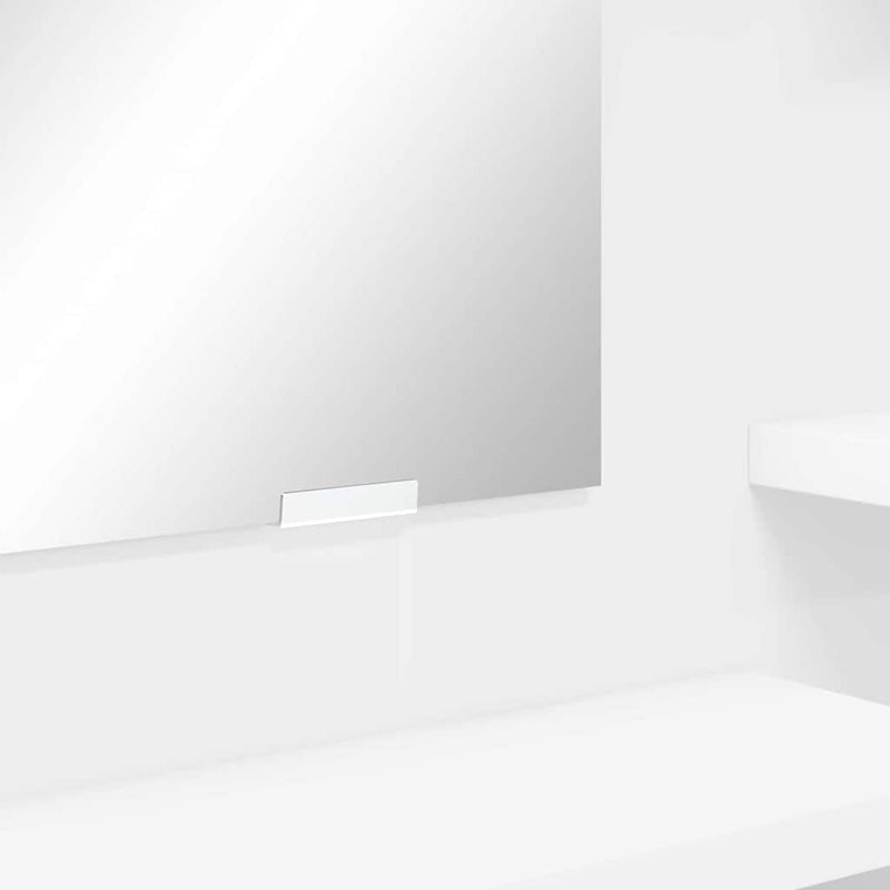 vidaXL Hálószobai Öltözködő Asztalok Fehér 80 x 39,6 x 135 cm Faanyag