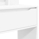 vidaXL Hálószobai Öltözködő Asztalok Fehér 80 x 39,6 x 135 cm Faanyag