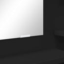 vidaXL Hálószobai Öltözködő Asztalok Fekete 80 x 39,6 x 135 cm Faanyag