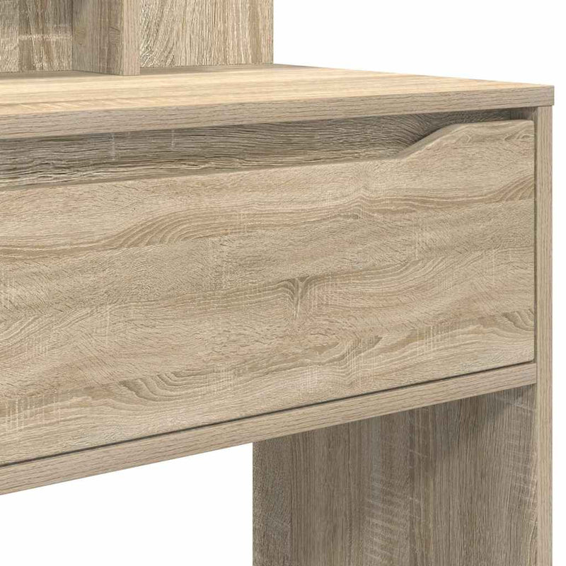 vidaXL Hálószobai Öltözködő Asztalok Sonoma tölgy 80 x 39,6 x 135 cm