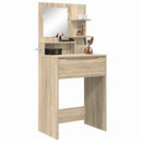 vidaXL Hálószobai Öltözködő Asztalok Sonoma tölgy 80 x 39,6 x 135 cm
