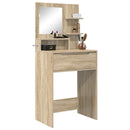 vidaXL Hálószobai Öltözködő Asztalok Sonoma tölgy 80 x 39,6 x 135 cm