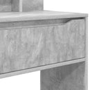 vidaXL Hálószobai Öltözködő Asztalok Beton Szürke 80 x 39,6 x 135 cm