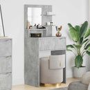 vidaXL Hálószobai Öltözködő Asztalok Beton Szürke 80 x 39,6 x 135 cm