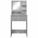 vidaXL Hálószobai Öltözködő Asztalok Beton Szürke 80 x 39,6 x 135 cm