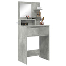 vidaXL Hálószobai Öltözködő Asztalok Beton Szürke 80 x 39,6 x 135 cm