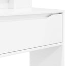 vidaXL Hálószobai Öltözködő Asztalok fiókkal Magas Fényű Fehér