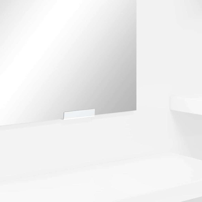 vidaXL Hálószobai Öltözködő Asztalok fiókkal Magas Fényű Fehér