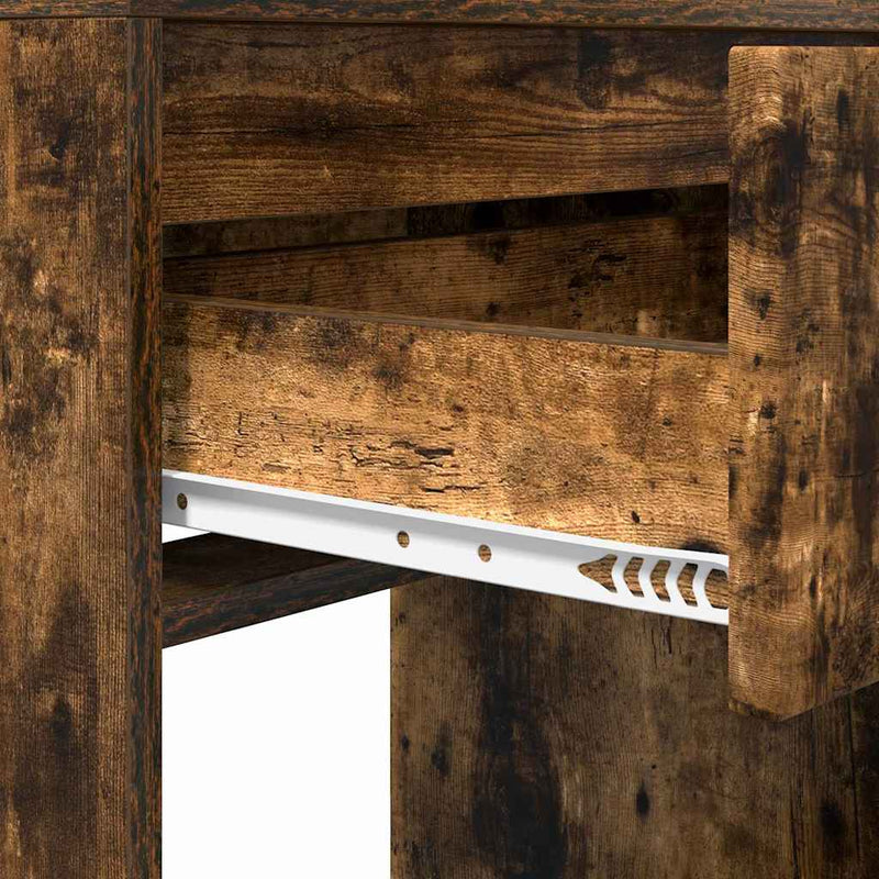 vidaXL Hálószobai Öltözködő Asztalok Füstölt tölgy 80 x 39,6 x 135 cm