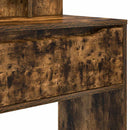 vidaXL Hálószobai Öltözködő Asztalok Füstölt tölgy 80 x 39,6 x 135 cm