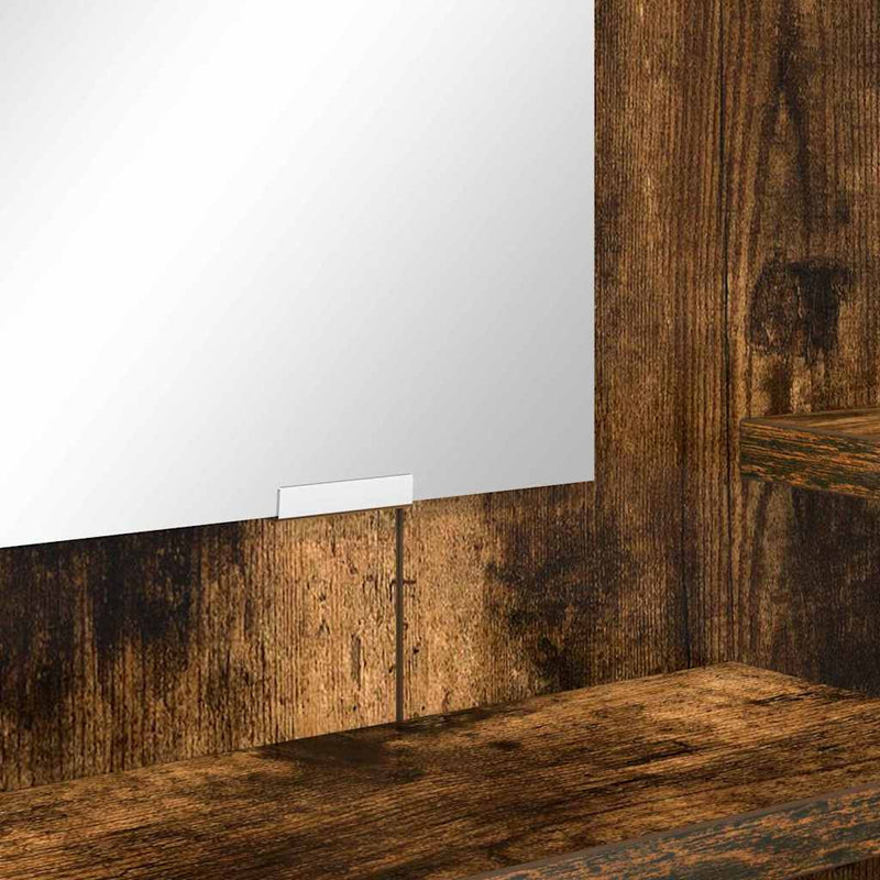 vidaXL Hálószobai Öltözködő Asztalok Füstölt tölgy 80 x 39,6 x 135 cm