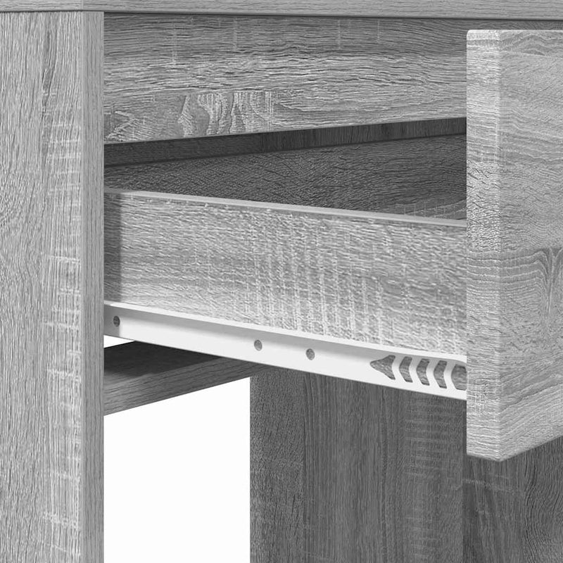 vidaXL Hálószobai Öltözködő Asztalok Szürke Sonoma 80 x 39,6 x 135 cm