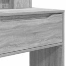 vidaXL Hálószobai Öltözködő Asztalok Szürke Sonoma 80 x 39,6 x 135 cm